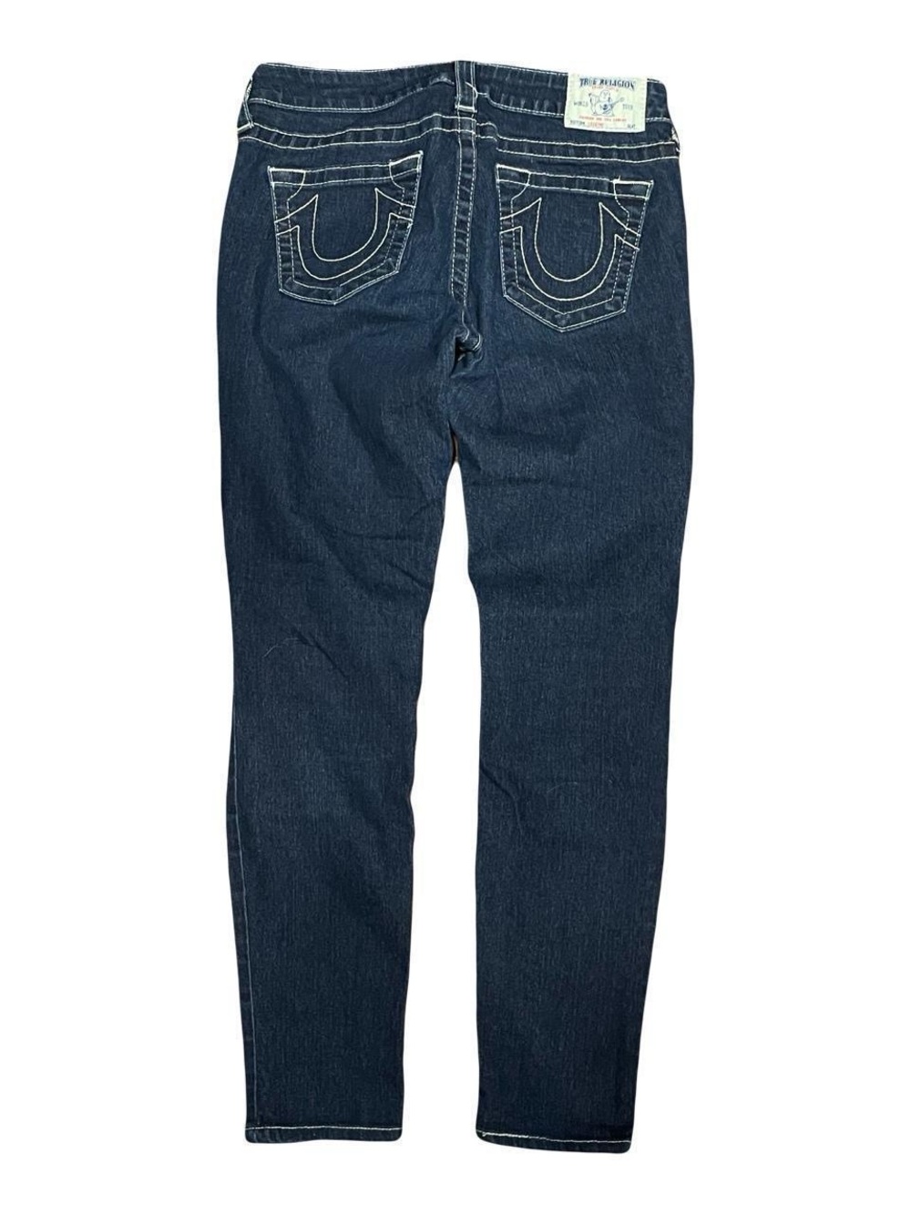 Y2K True Religion Legging Low Rise Grunge Skinny Jeans Embroidered Rhinestones